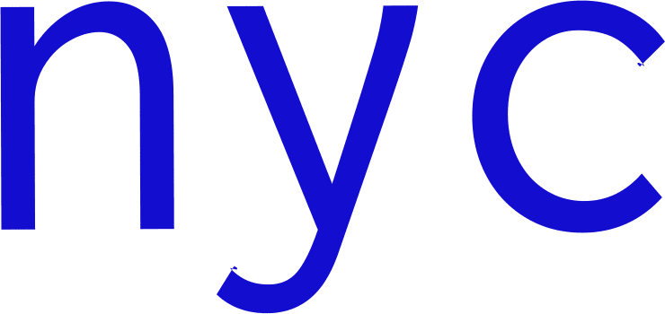A blue y is written in the middle of a black background.