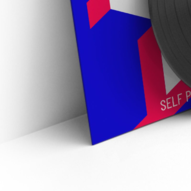A close up of the cover of self portrait